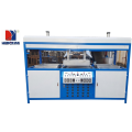 Double working stations plastic blister forming machine
